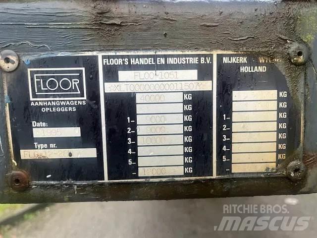 Floor FLO-12-28H Semirimorchio a pianale