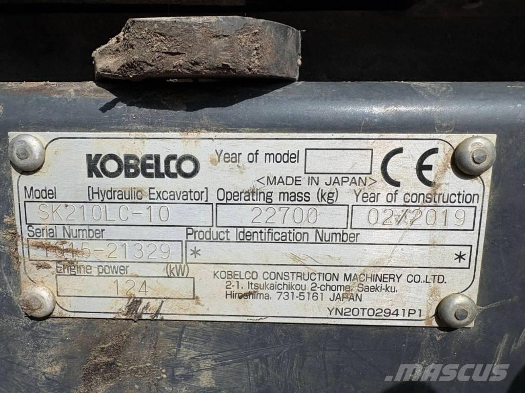 Kobelco SK 210 LC-10 Escavatori cingolati