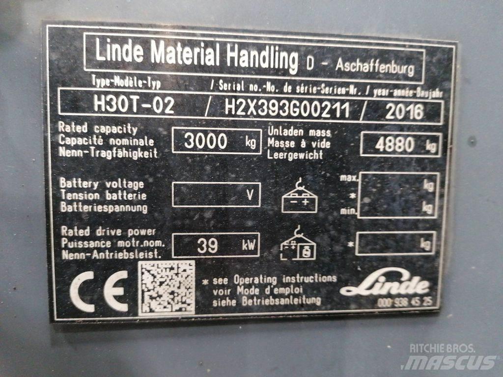 Linde H30T-02 Carrelli elevatori GPL