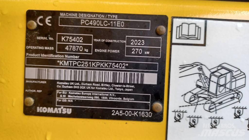 Komatsu PC 490 LC-11 Escavatori cingolati