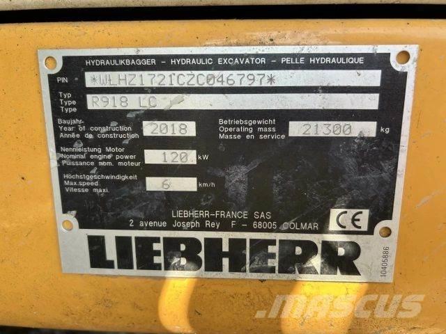 Liebherr R918 LC Escavatori cingolati