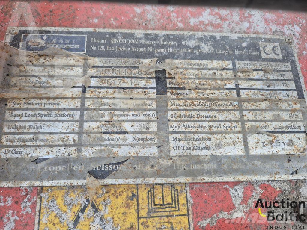 Sinoboom GTJZ0808 Piattaforme a pantografo