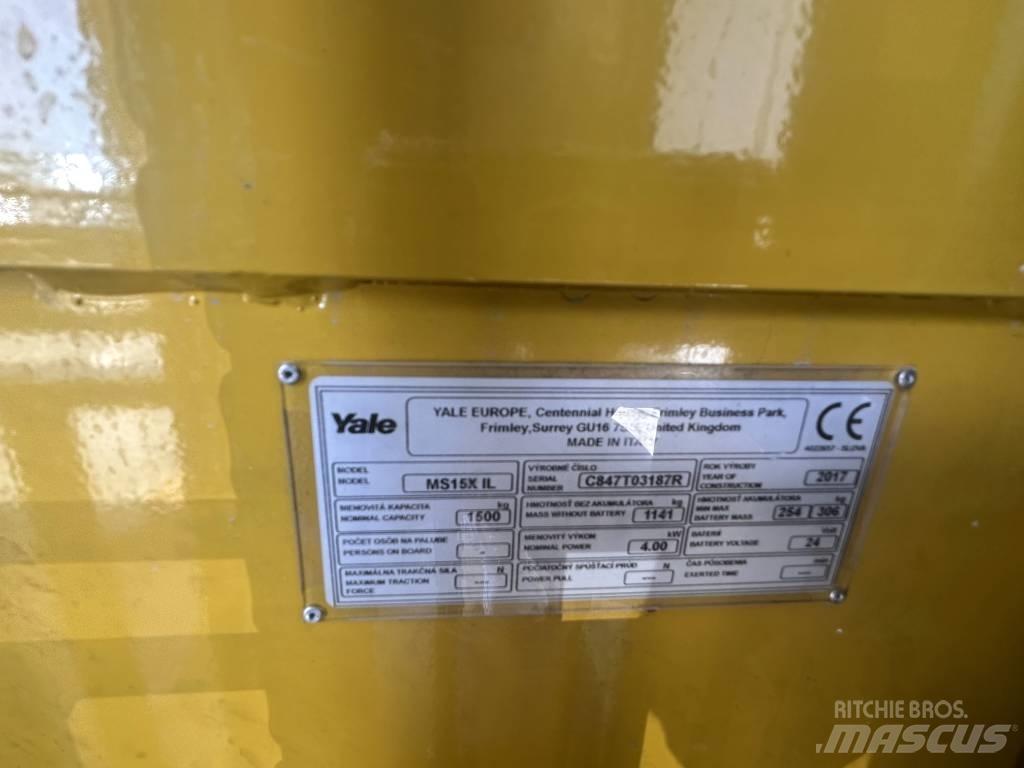 Yale ms15x Transpallet uomo a terra