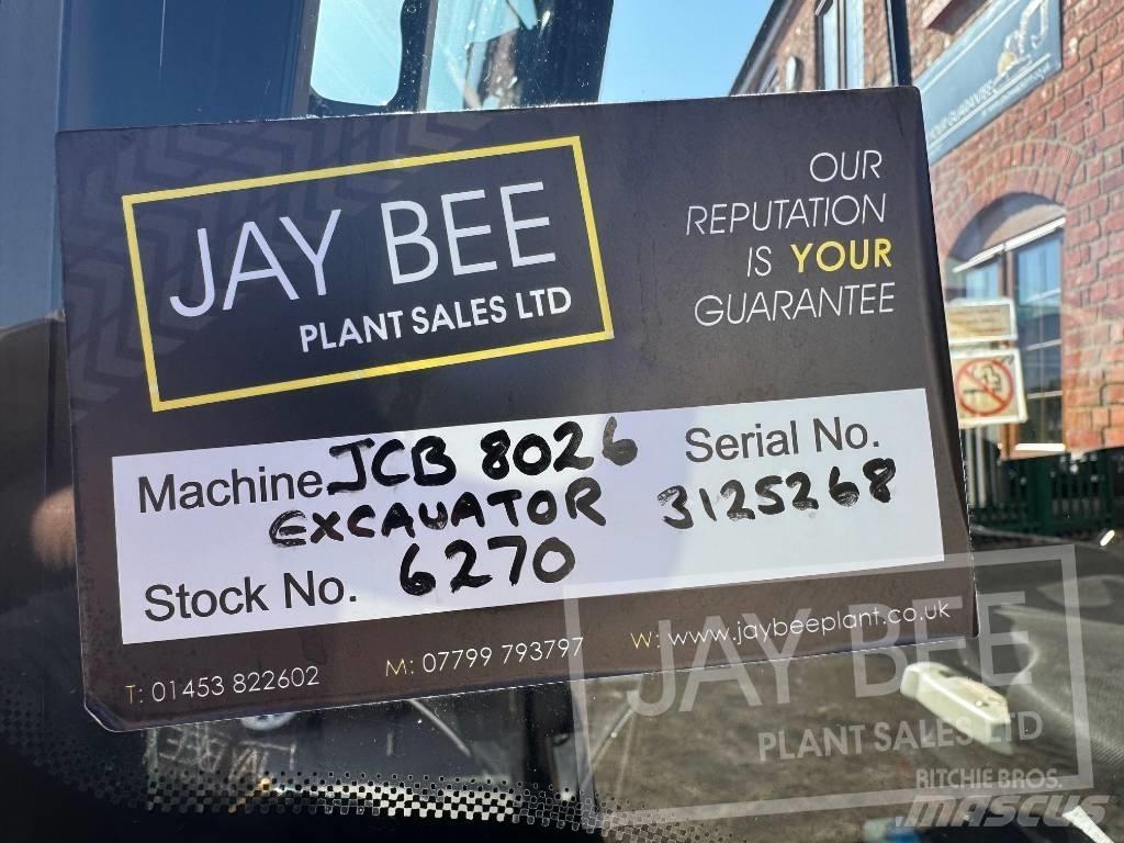 JCB 8026 CTS Miniescavatori