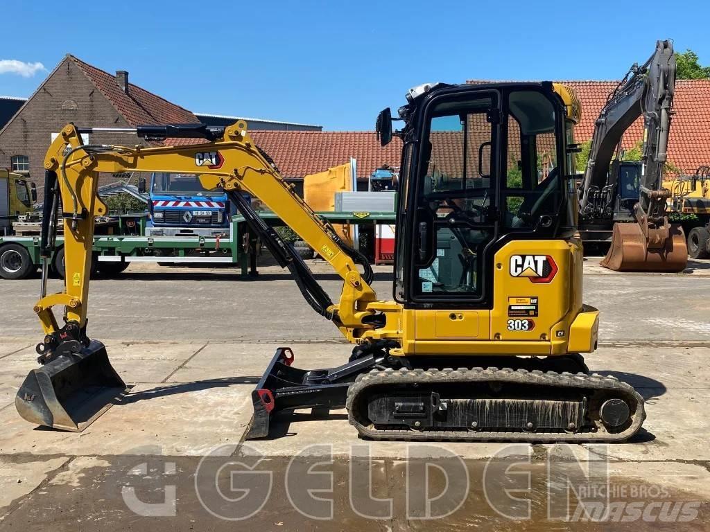 CAT 303 - 3 Buckets Miniescavatori