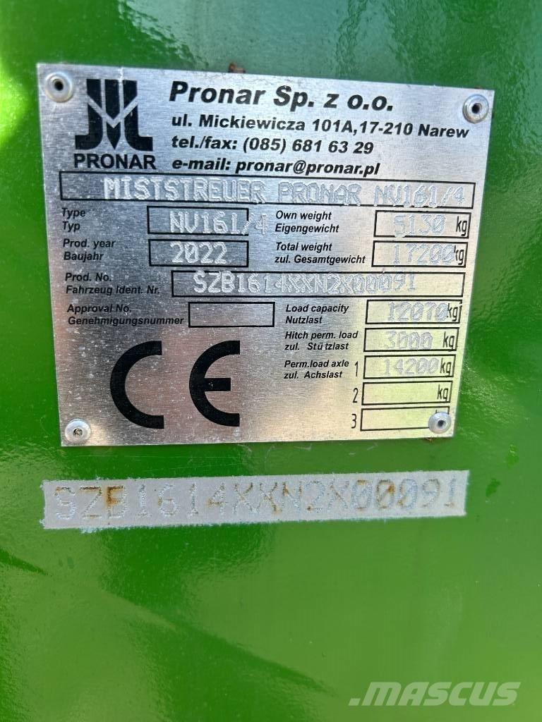 Pronar NV 161-4 Spargiletame