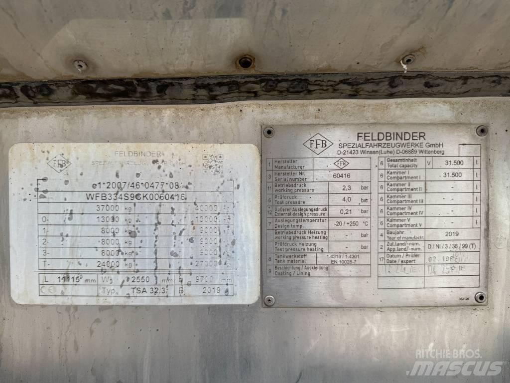 Feldbinder TSA 32.3 Rimorchi cisterna