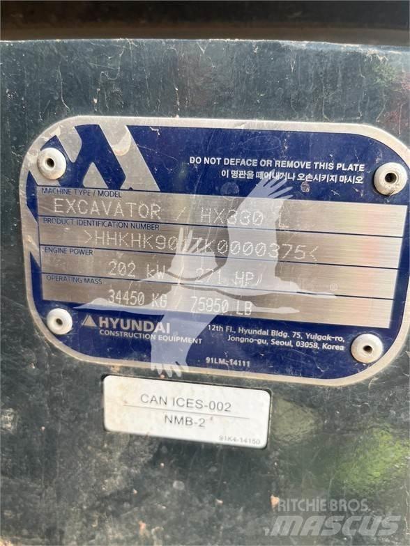 Hyundai HX330L Escavatori cingolati