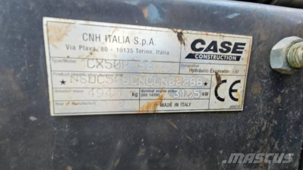 CASE CX50B Miniescavatori