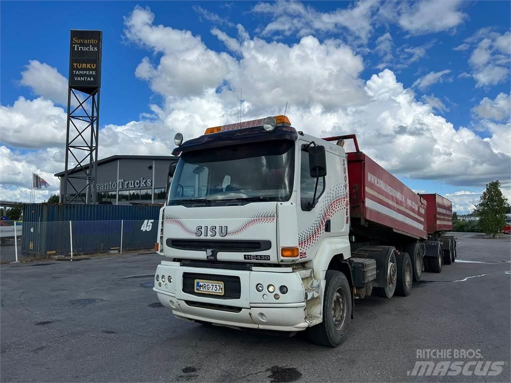 Sisu E11M-420 8X4 Camion ribaltabili