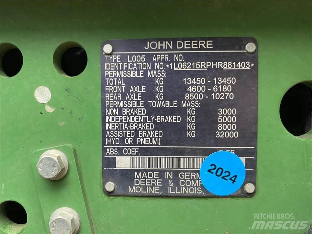 John Deere 6215R Trattori