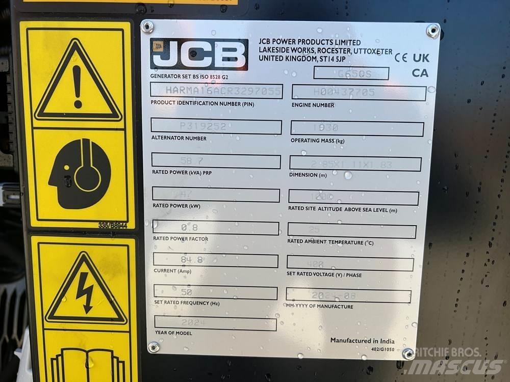 JCB G65QS Generatori diesel