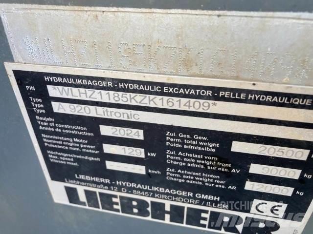 Liebherr A920 Escavatori gommati