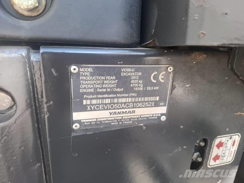 Yanmar Vio 50 U Miniescavatori