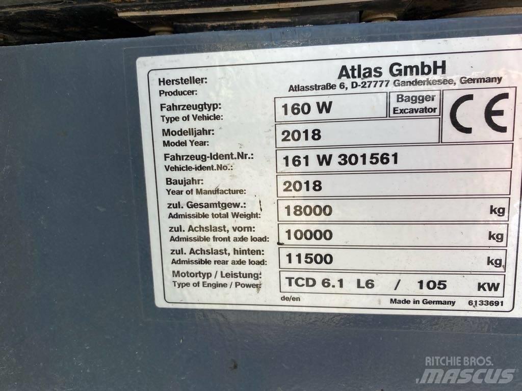  Altas 160 W Escavatori gommati