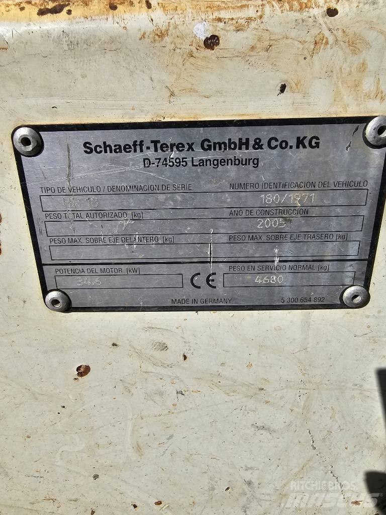 Terex HR 18 Miniescavatori