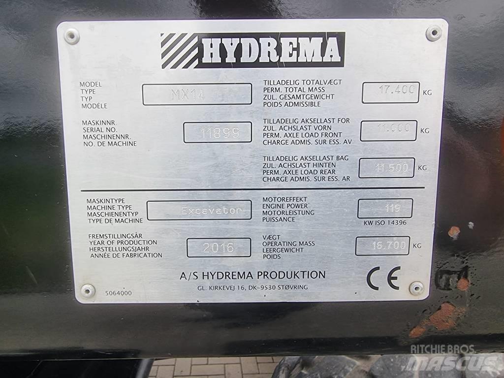 Hydrema MX 14 Escavatori gommati