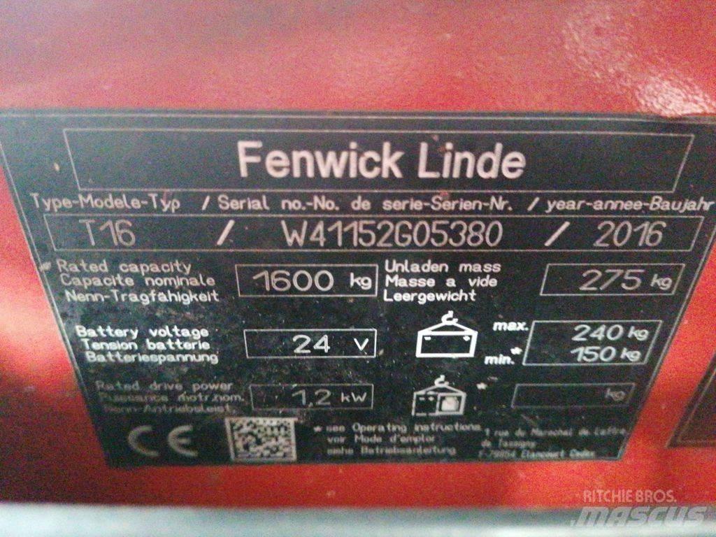 Linde T16 Transpallet manuale