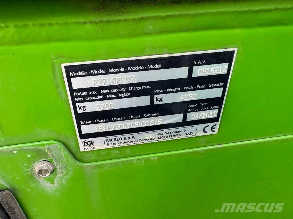Merlo P27.6 Plus Sollevatori telescopici