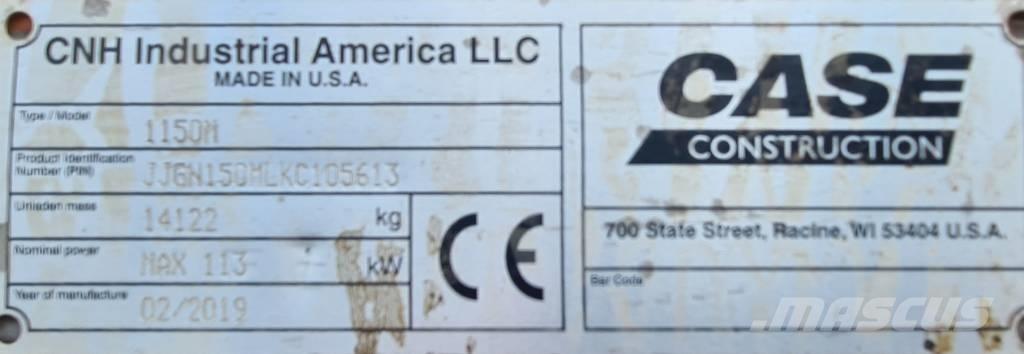 CASE 1150 M Catene, cingoli e sottocarro