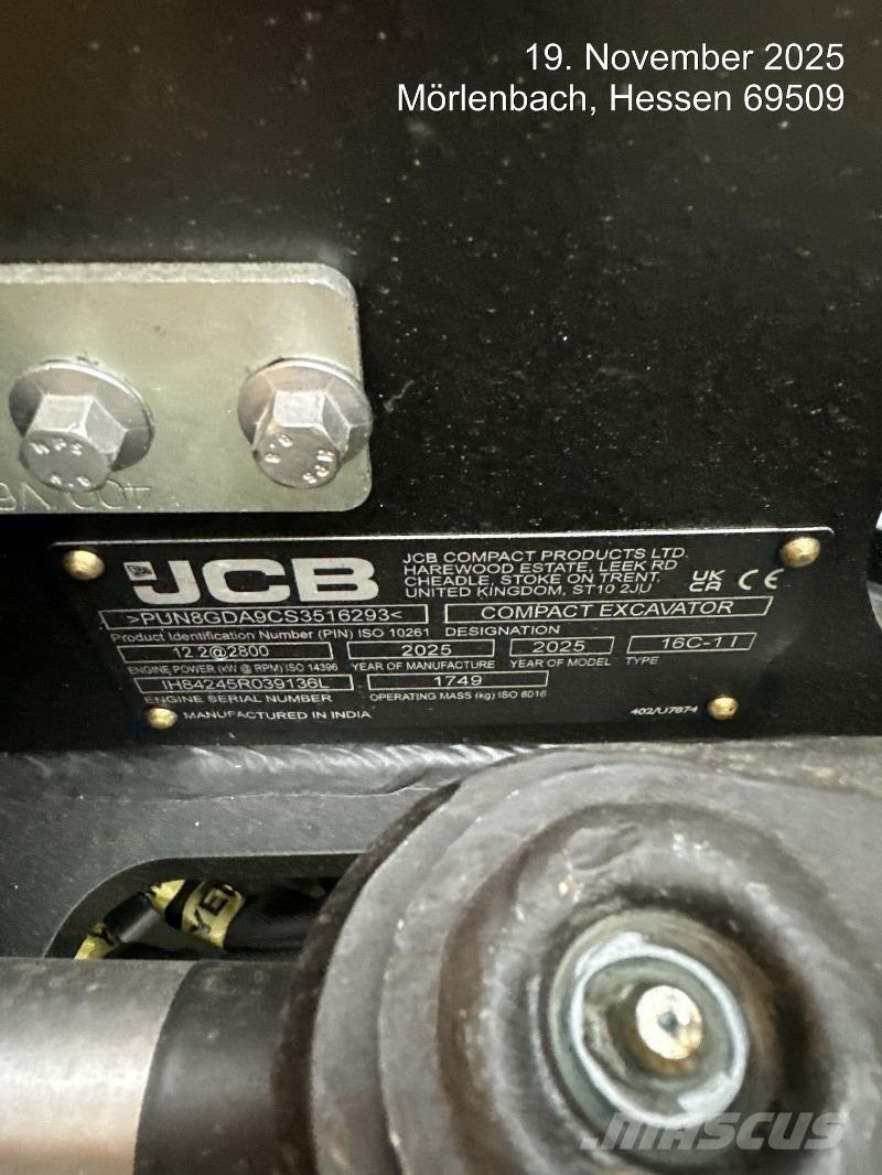 JCB 16C-1 Miniescavatori