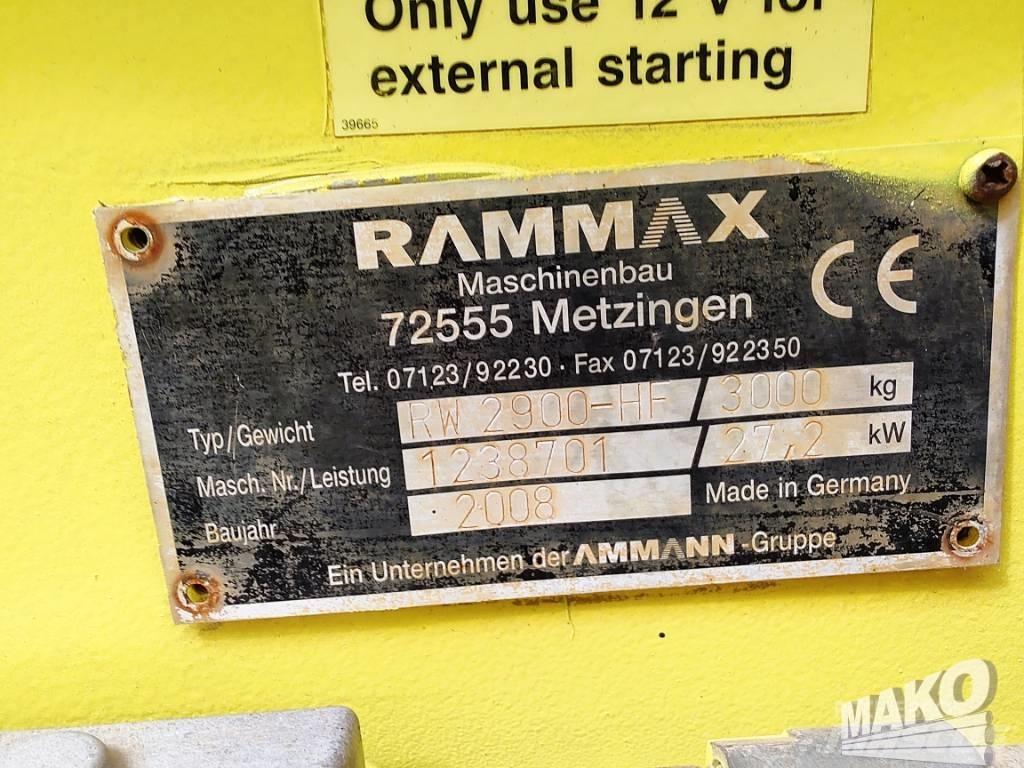 Rammax RW 2900 Rulli a doppio tamburo