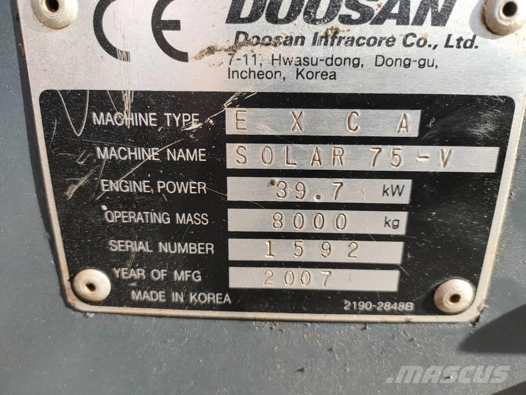 Daewoo Solar 75 Escavatori medi 7t - 12t