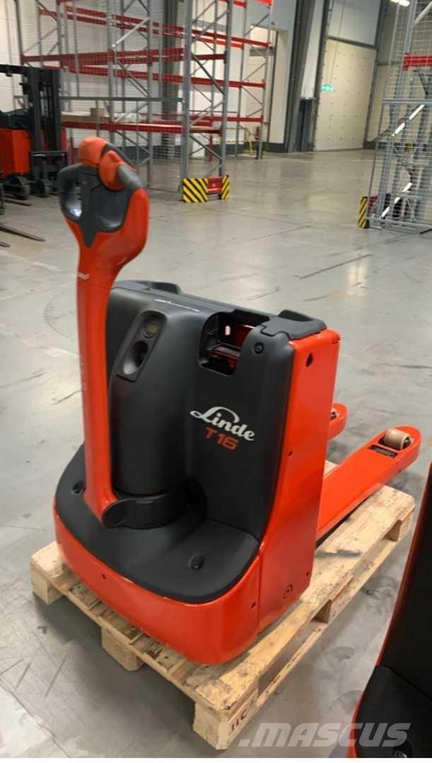 Linde T16 Transpallet uomo a terra