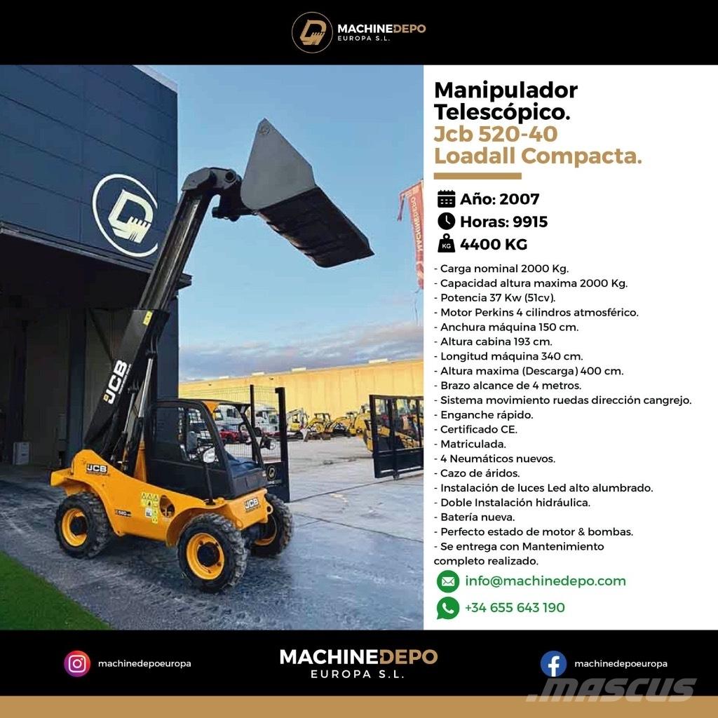 JCB 520-40 Sollevatori telescopici