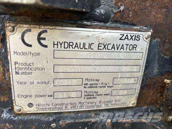 Hitachi ZX 17U-2 Costruzioni - Altro