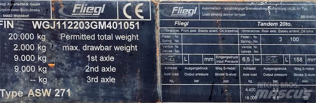 Fliegl Gigant ASW 271 Rimorchi ribaltabili