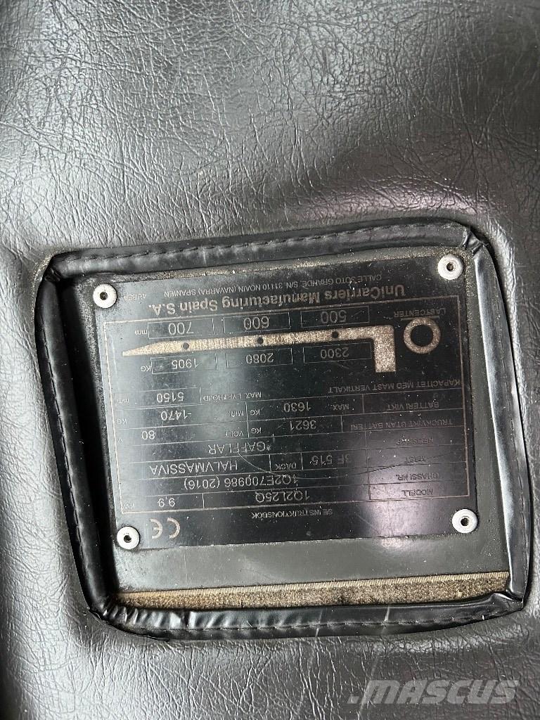 UniCarriers L25Q Carrelli elevatori elettrici