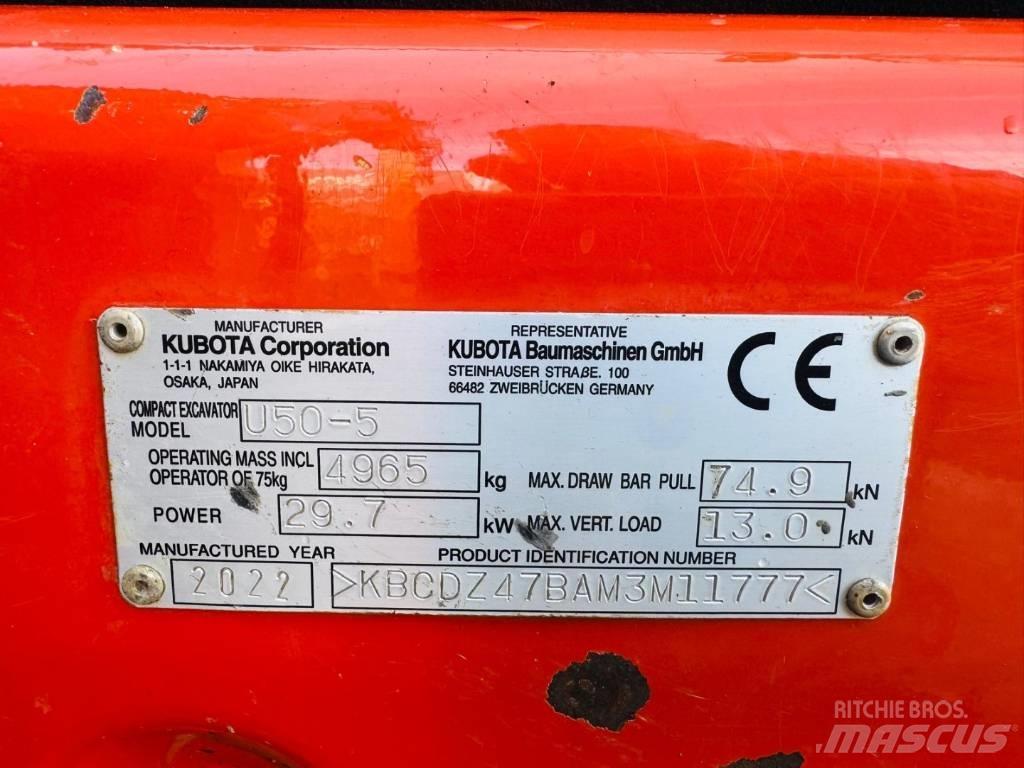 Kubota U50-5 Miniescavatori