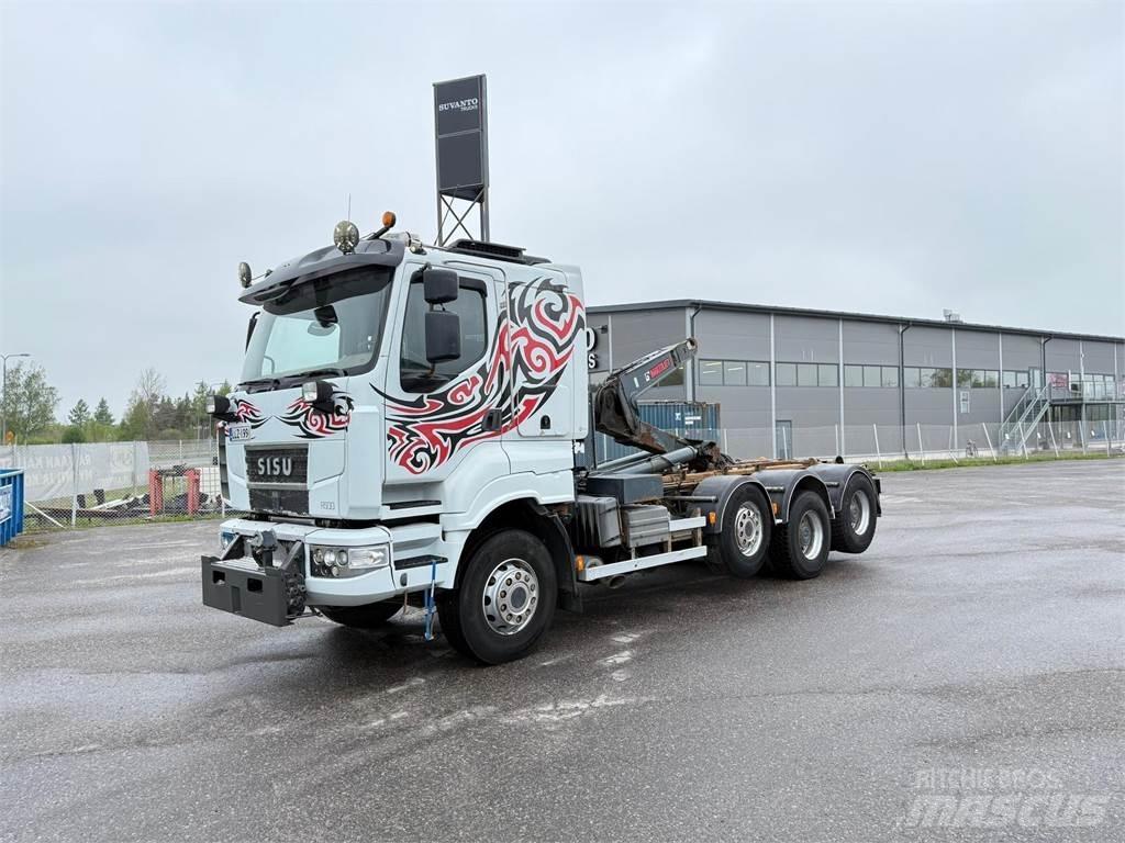 Sisu R500 E13M 8x4 Camion con gancio di sollevamento