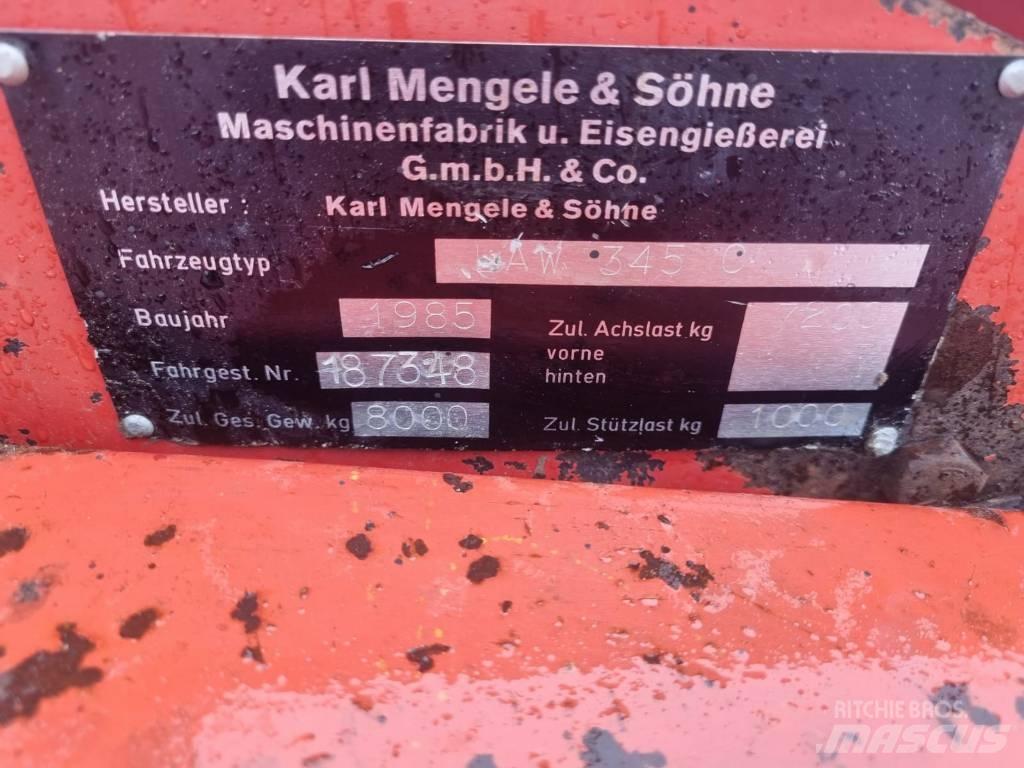 Mengele AW 345 c Rimorchi autocaricanti