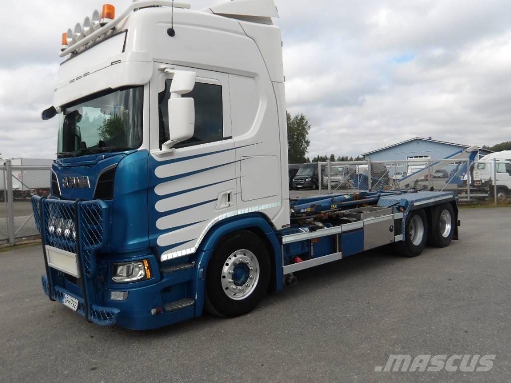 Scania R580 6x2 Camion con gancio di sollevamento