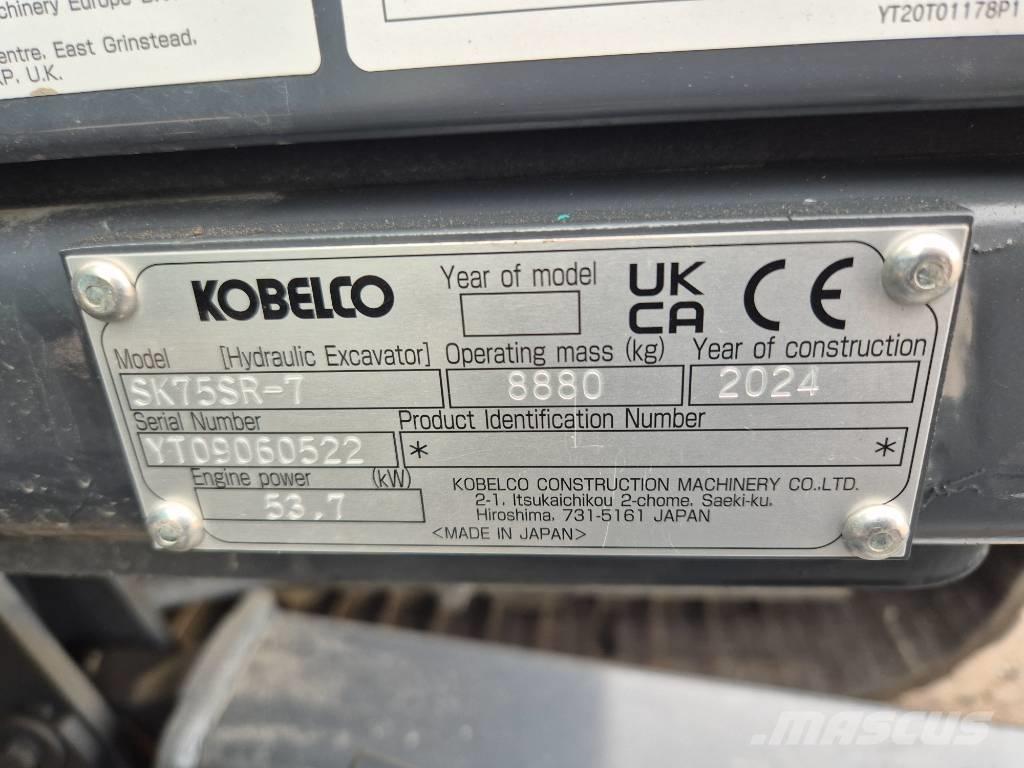Kobelco SK75SR-7 Escavatori medi 7t - 12t