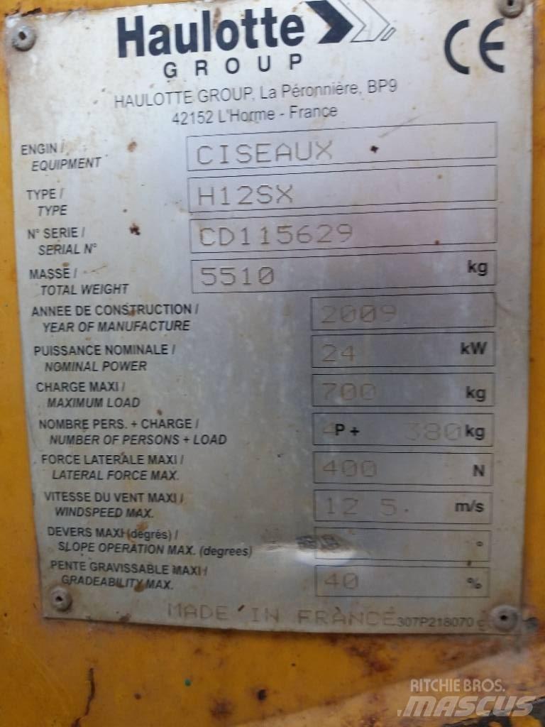 Haulotte H 12 SX Piattaforme a pantografo