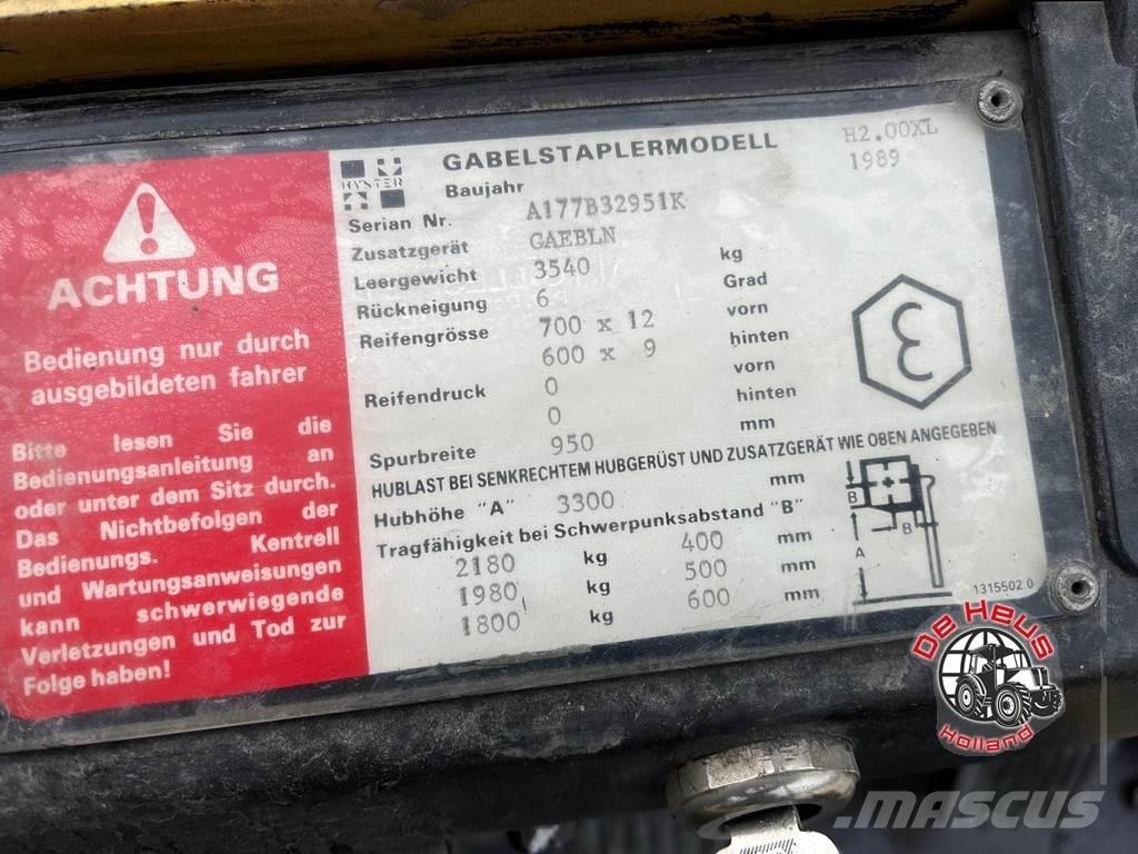Hyster H2.00XL Carrelli elevatori-Altro