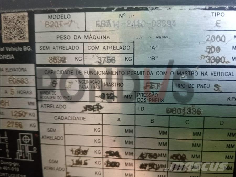 Doosan B 20 T-7 Carrelli elevatori elettrici