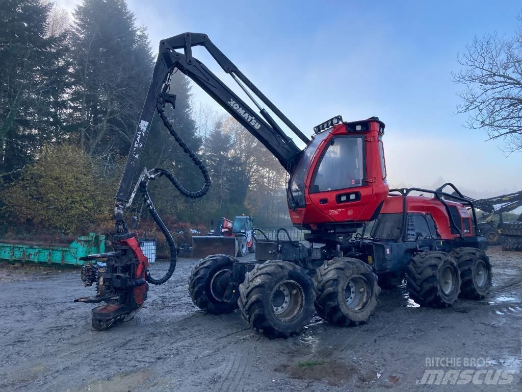 Komatsu 901XC Abbattitrici, Disboscatrici
