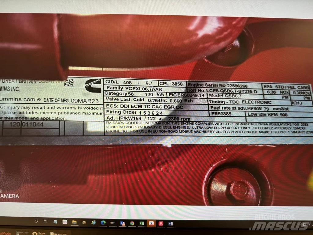 Cummins QSB6.7C-T4 Costruzioni - Altro