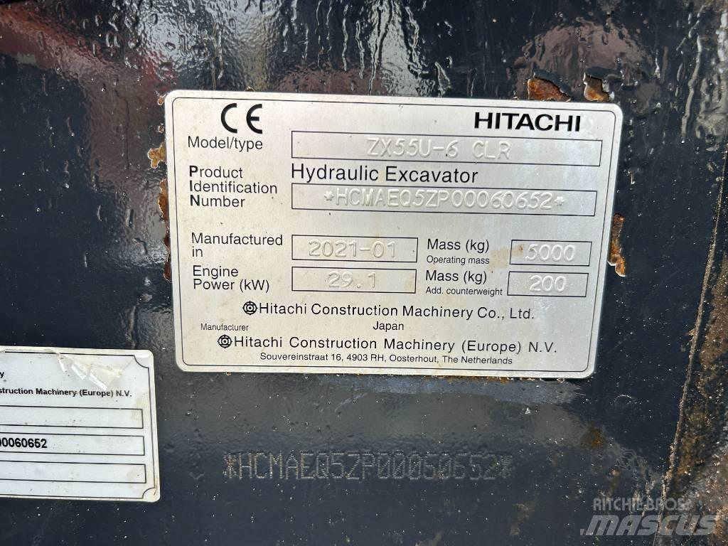 Hitachi ZX55U-6 Miniescavatori
