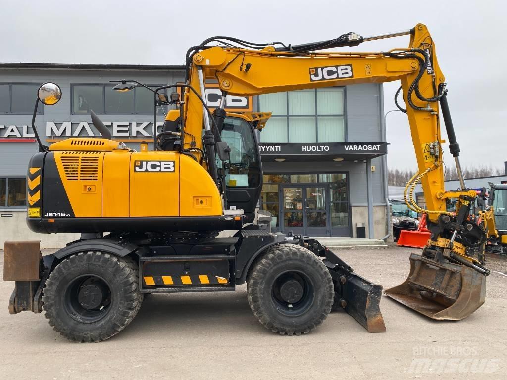 JCB JS145W TAB T4F Escavatori gommati