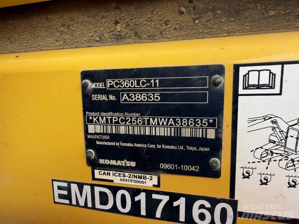 Komatsu PC360LC-11 Escavatori cingolati