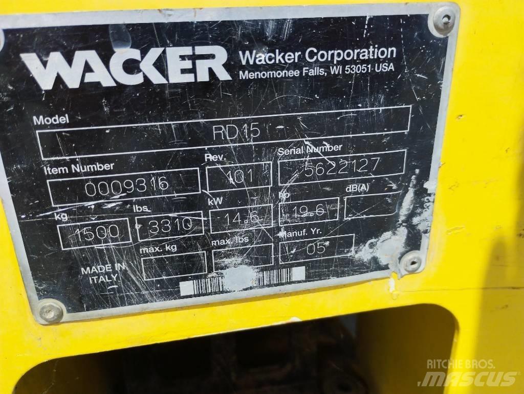 Wacker Neuson RD 15 Rulli a doppio tamburo