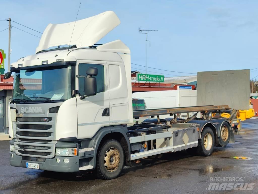 Scania G 490 Camion portacontainer
