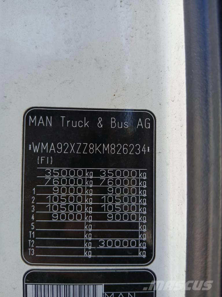 MAN TGX 35.580 Trasportatore per veicoli
