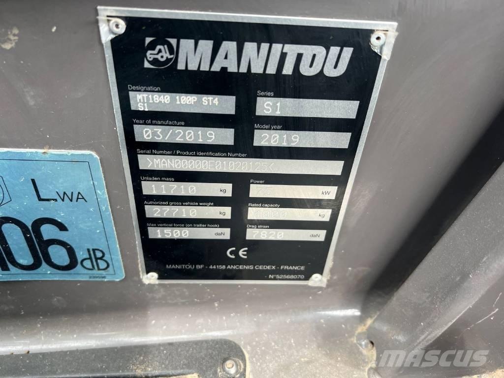 Manitou MT 1840 Sollevatori telescopici