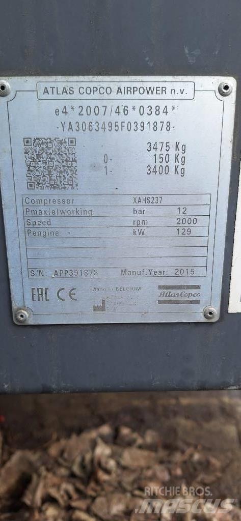 Atlas Copco XAHS237 Compressori